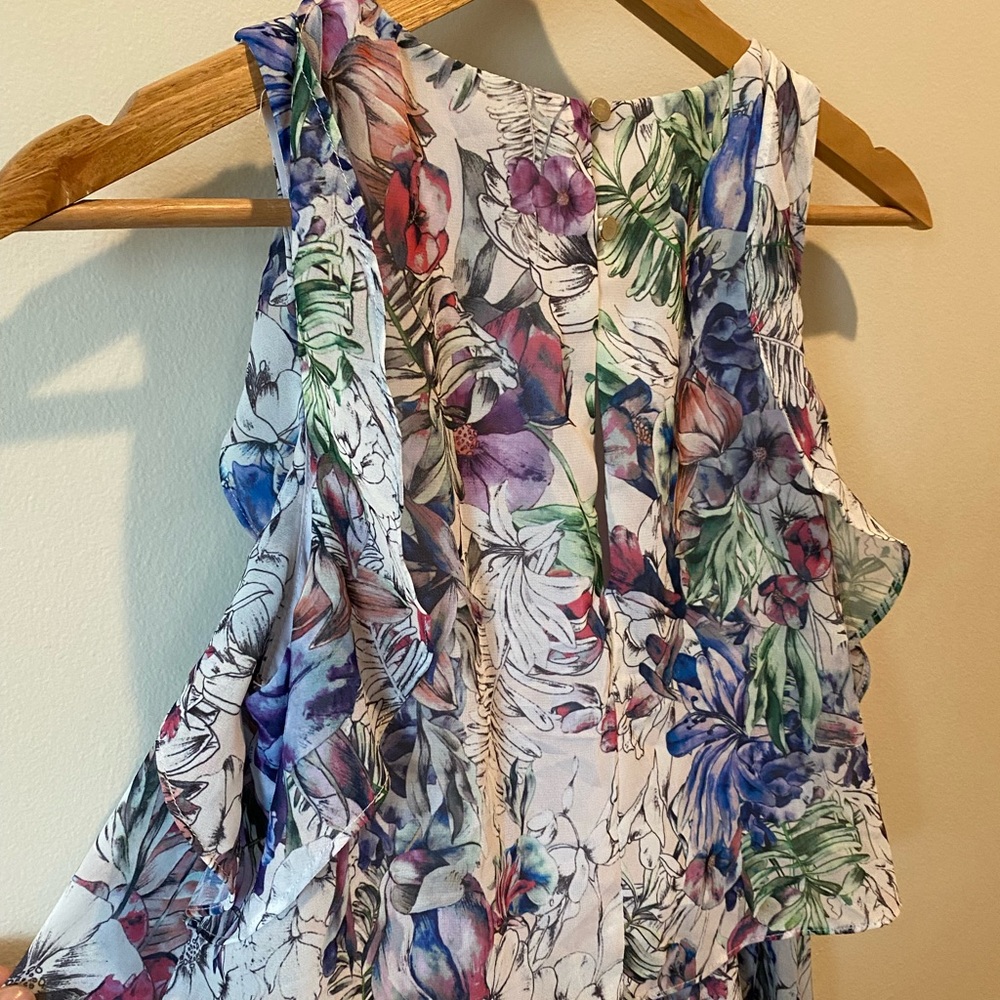 NWT H&M Ruffled Maxi Dress - Picture 8 of 9
